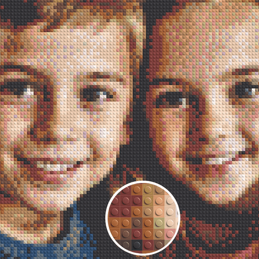 Mosaique brique LEGO enfants